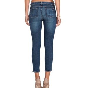 Rag & Bone Mid Rise Slim Leg Capri Blue Denim Jeans - Size 25